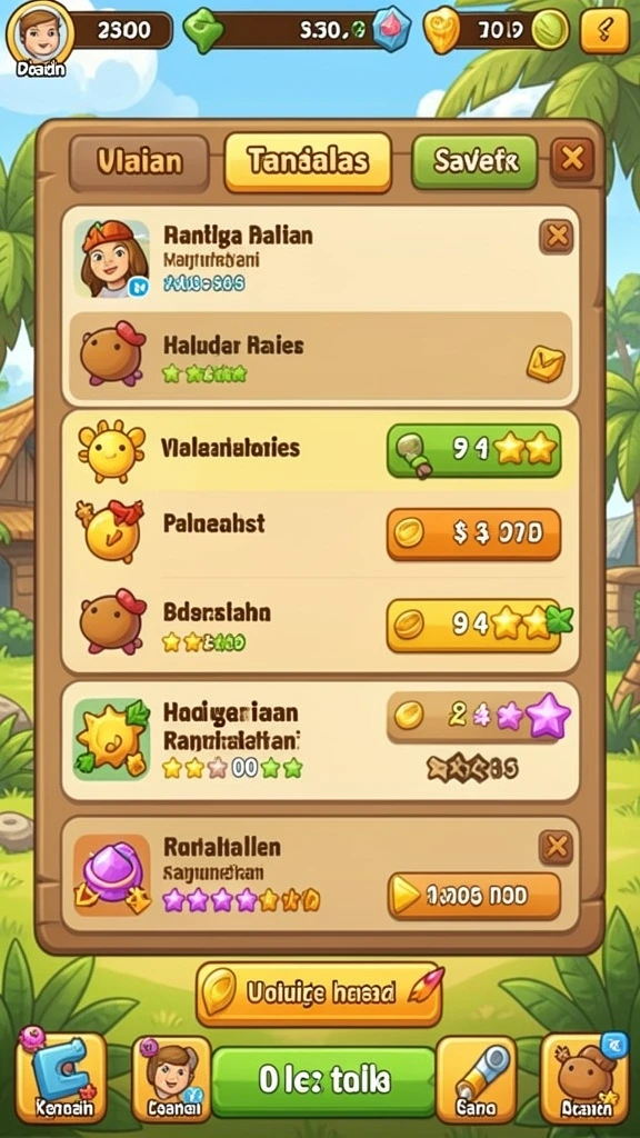 Tampilan level baru yang menarik dengan grafis tajam.