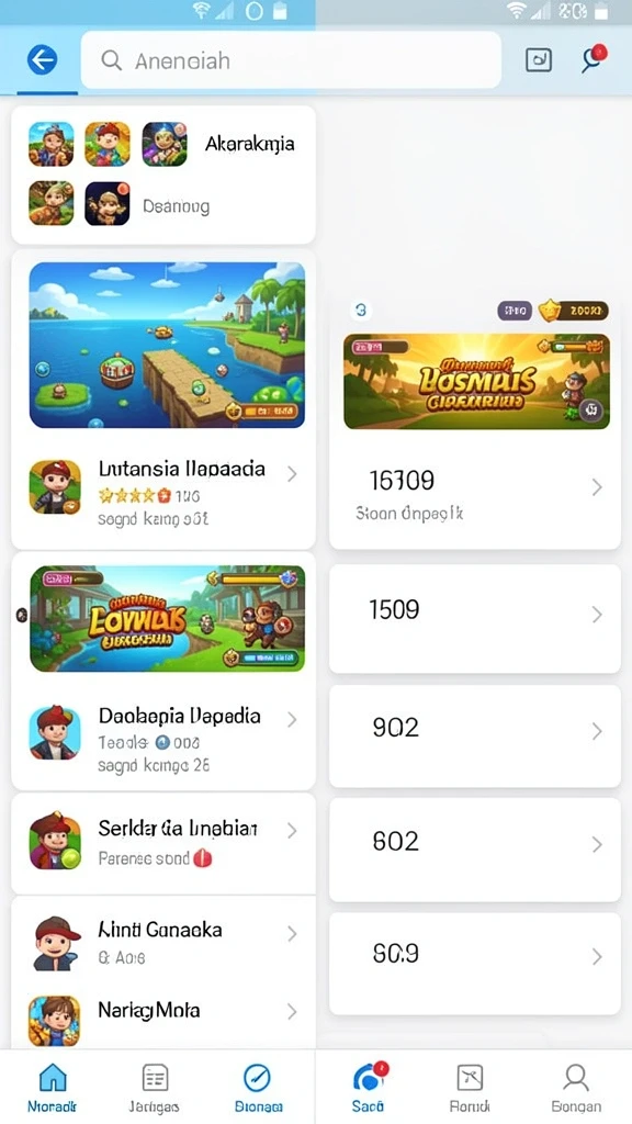 Tampilan antarmuka yang user-friendly dan menarik.