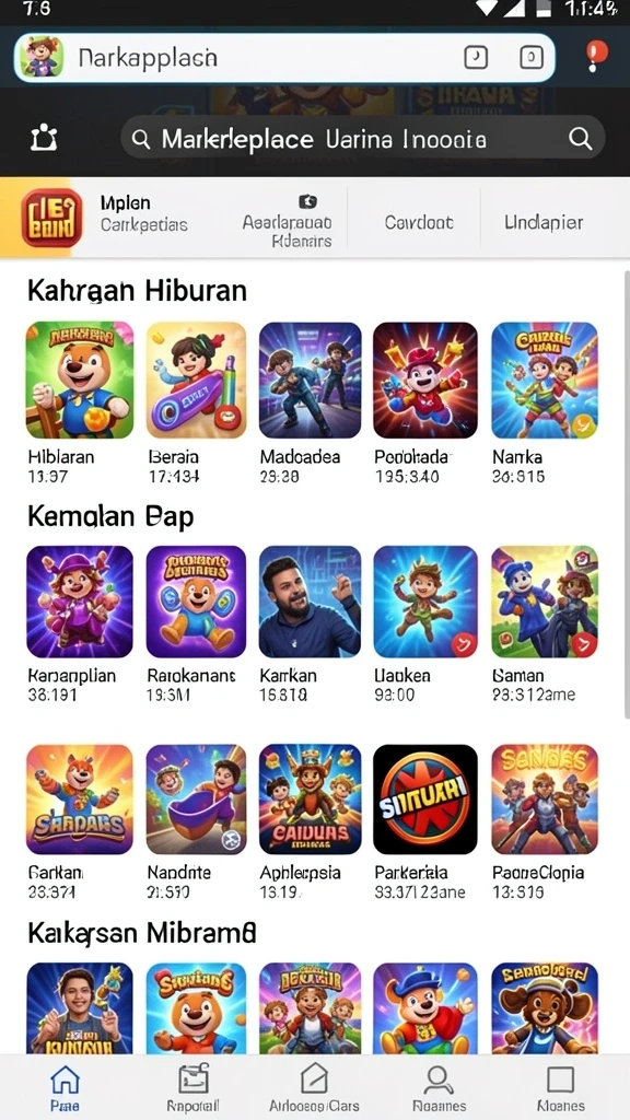 Beragam tantangan menarik menanti di setiap level.
