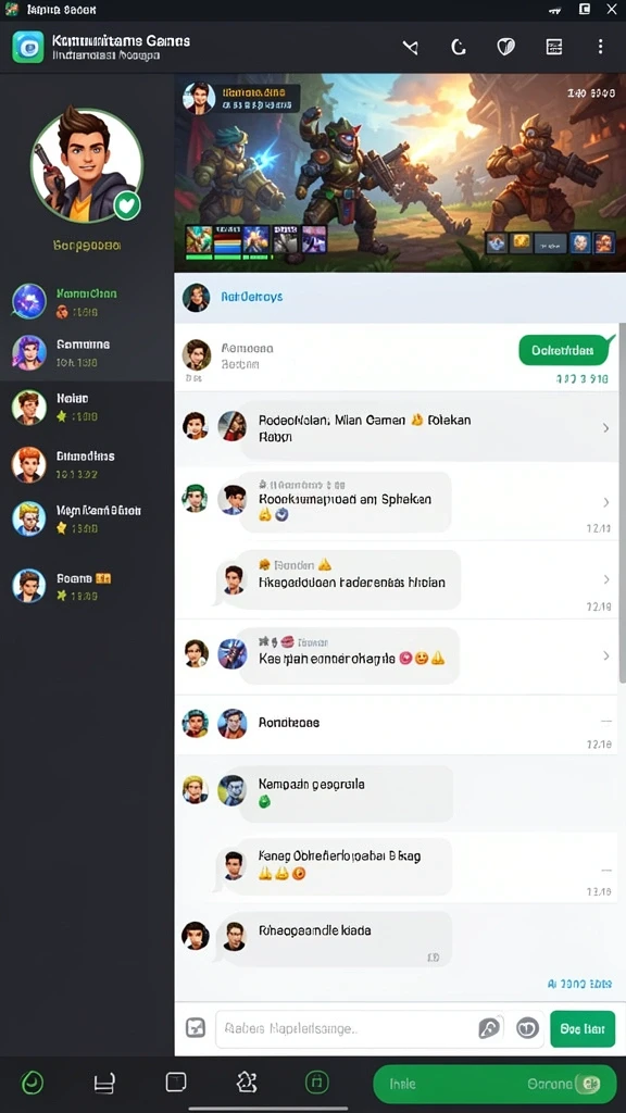 Tampilan antarmuka yang intuitif dan menarik.