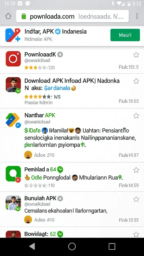 Tampilan permainan yang menarik dan penuh warna.