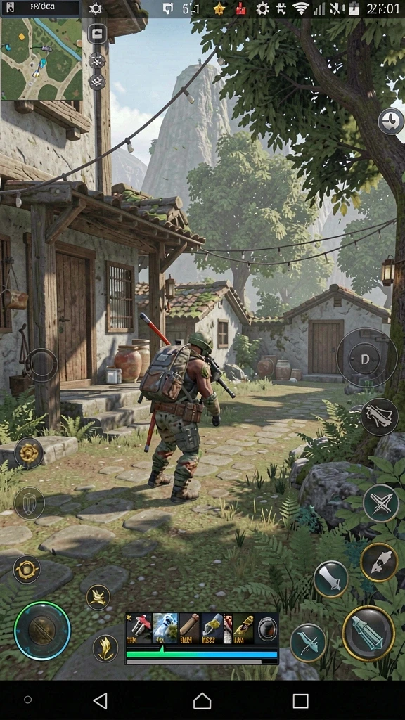 Tangkapan layar menunjukkan gameplay yang intens dan menarik.