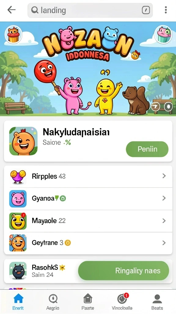 Karakter unik yang bisa dipilih dalam AFAF.
