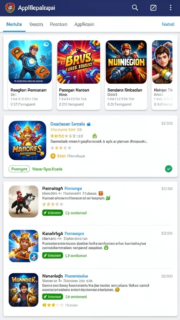 Mode permainan yang bervariasi dan menantang.