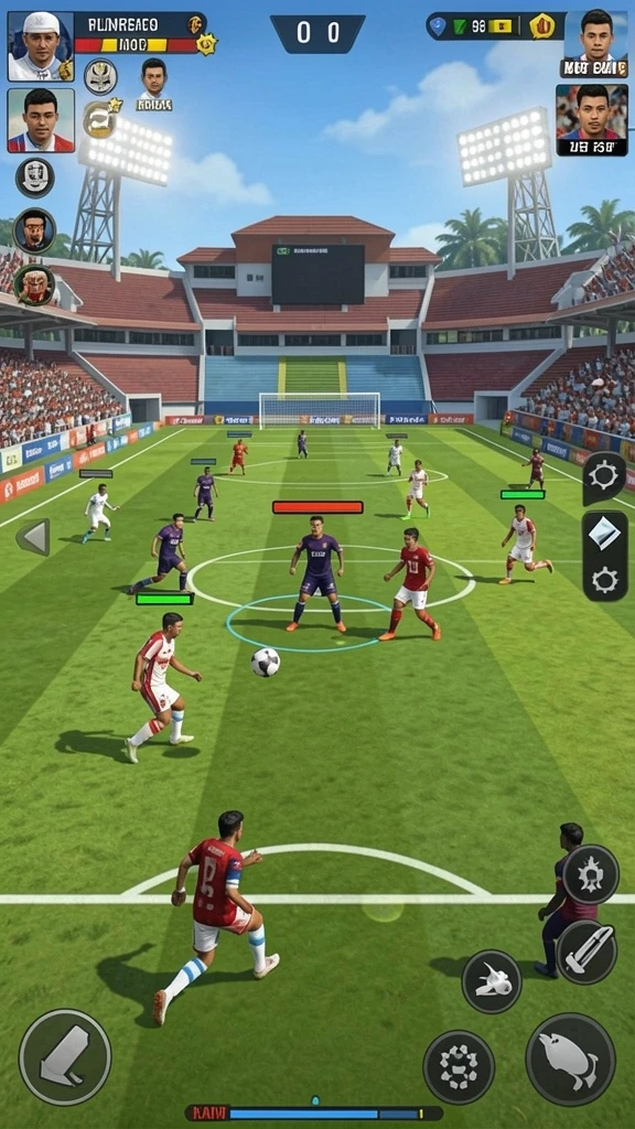 Screenshot yang menampilkan variasi permainan yang tersedia.