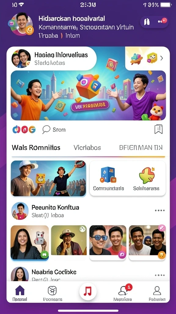 Tampilan antarmuka yang user-friendly dan menarik.