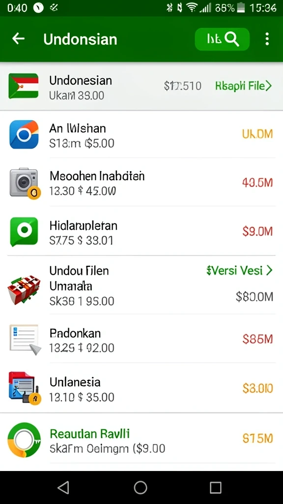 Leaderboard yang menunjukkan peringkat pemain di seluruh dunia.