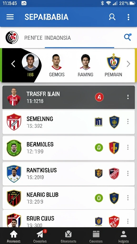 Tampilan antarmuka yang modern dan menarik.