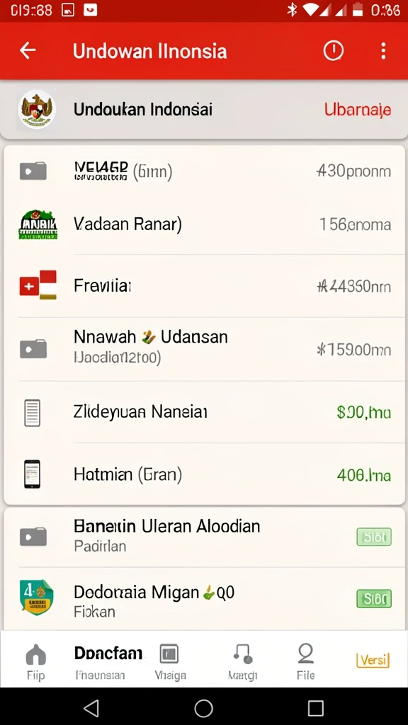 Tampilan antarmuka yang ramah pengguna dan modern.