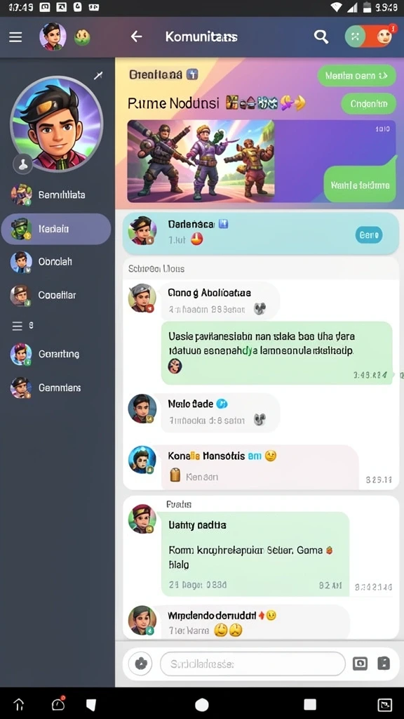 Momen seru saat menyelesaikan misi.