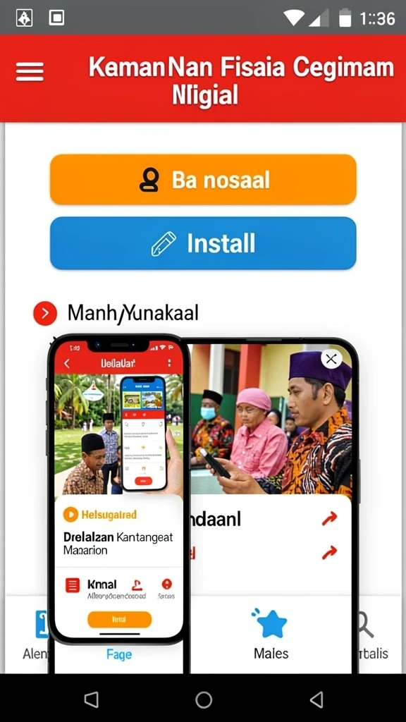 Tampilan antarmuka yang user-friendly.