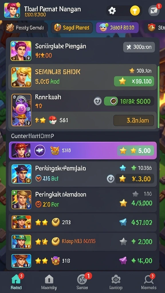 Level baru yang menantang dan penuh dengan petualangan.