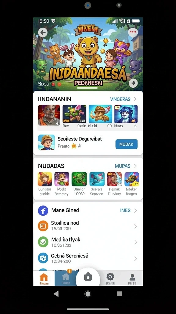 Screenshot event komunitas di dalam game.