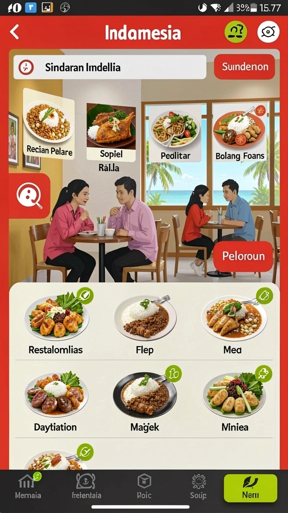 Tangkapan layar dari level pertama yang penuh tantangan.