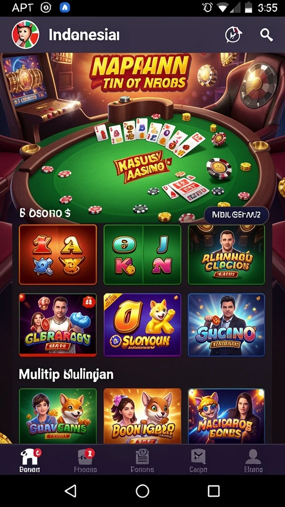 Pengalaman bermain yang interaktif dan menyenangkan.
