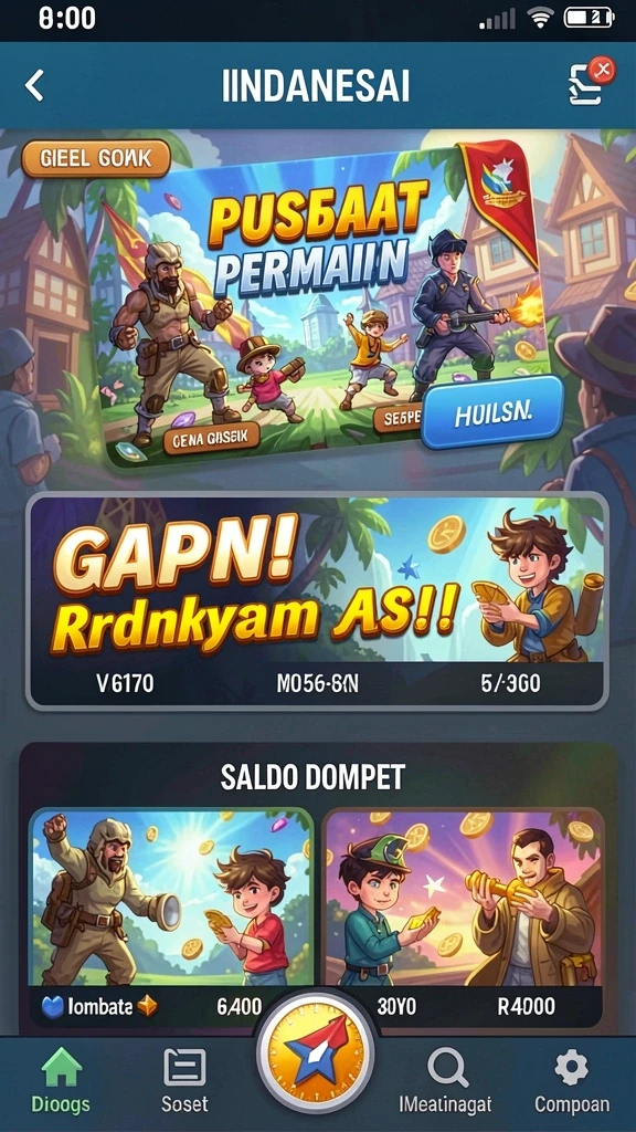 Karakter unik yang dapat dipilih sesuai keinginan.