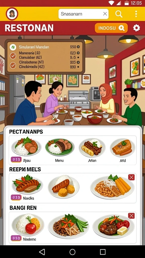 Tampilan antarmuka yang mudah dinavigasi.