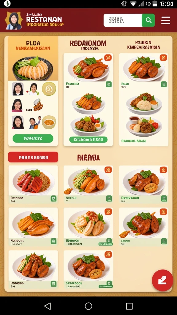 Tampilan antarmuka yang intuitif dan menarik.
