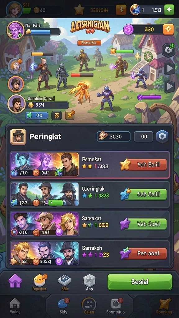 Tampilan awal game yang menakjubkan.