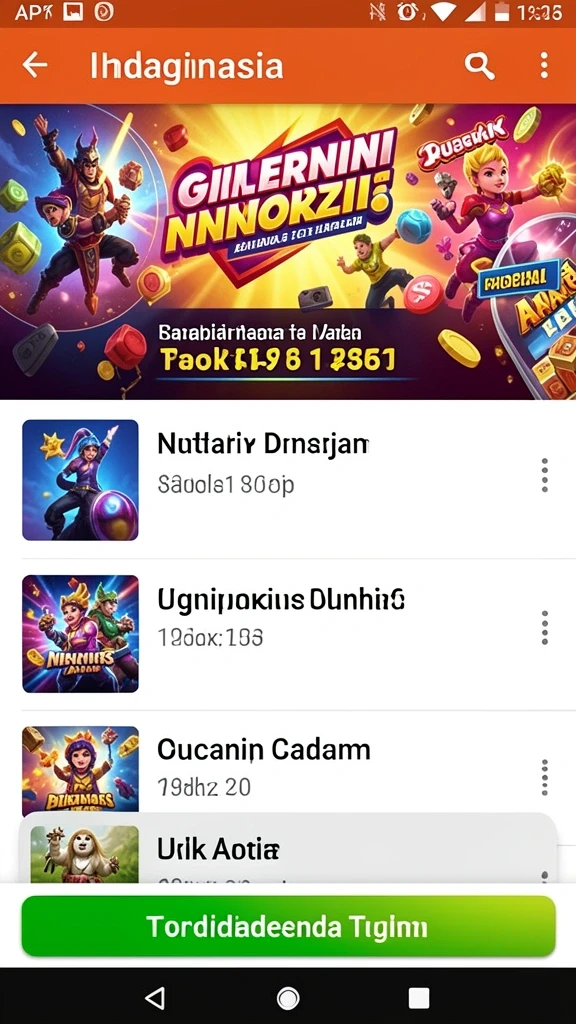 Tangkapan layar dari level awal permainan OCE69.