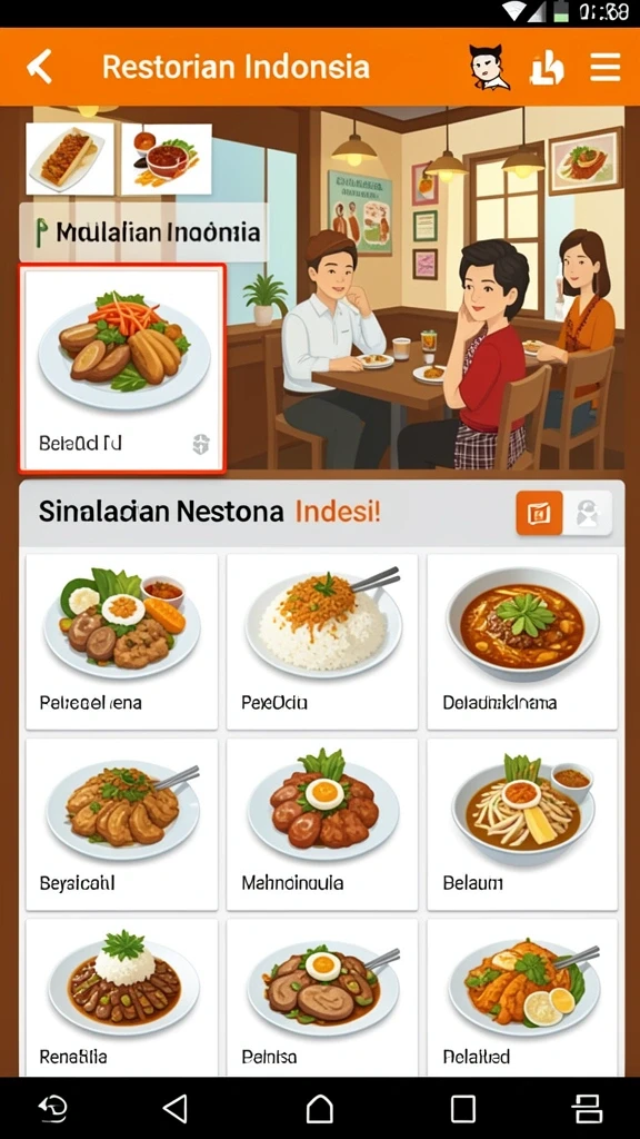 Tangkapan layar dari fitur multiplayer dalam OCE69.