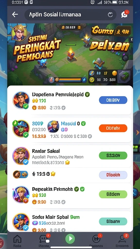 Gambaran level yang menantang dan penuh warna.