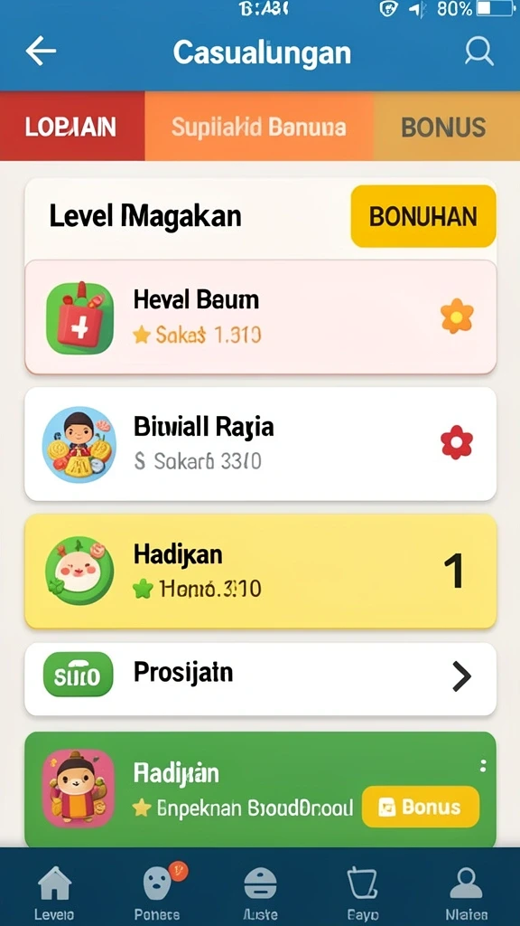 Screenshot aplikasi POMPA88 menampilkan antarmuka pengguna yang intuitif.