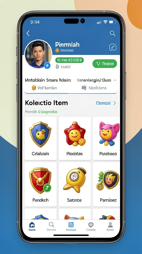 Screenshot menampilkan grafik yang memukau dan detail karakter.