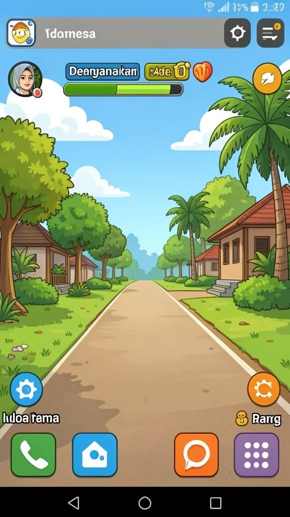 Screenshot menunjukkan fitur multiplayer yang memungkinkan interaksi pemain.