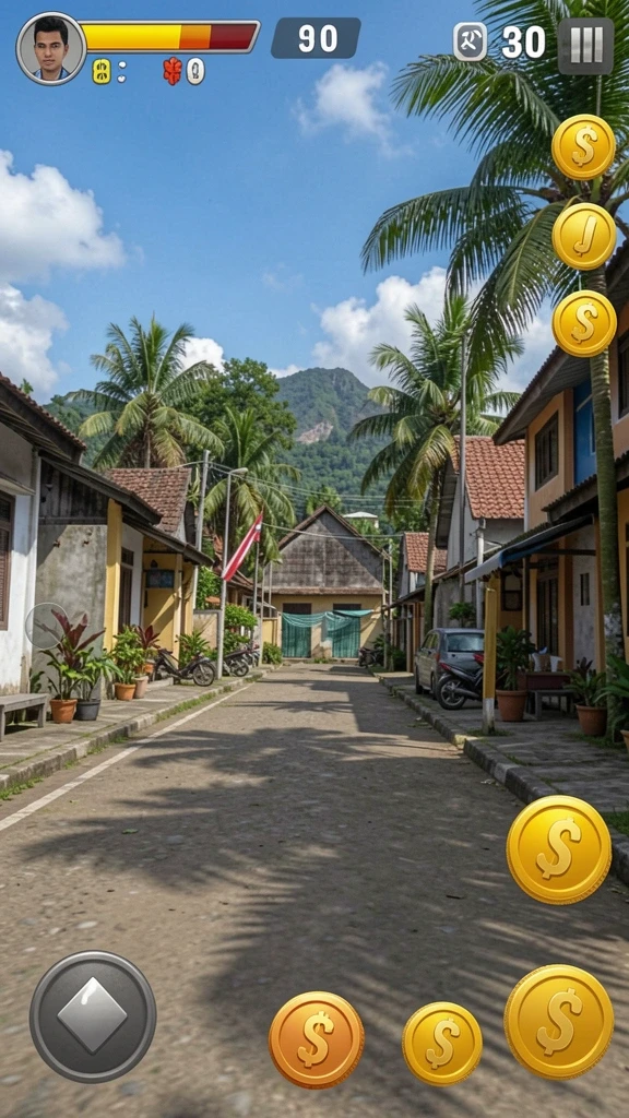Tampilan antarmuka yang user-friendly.
