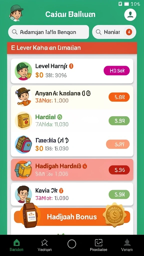 Tampilan antarmuka yang menarik dan mudah dinavigasi.