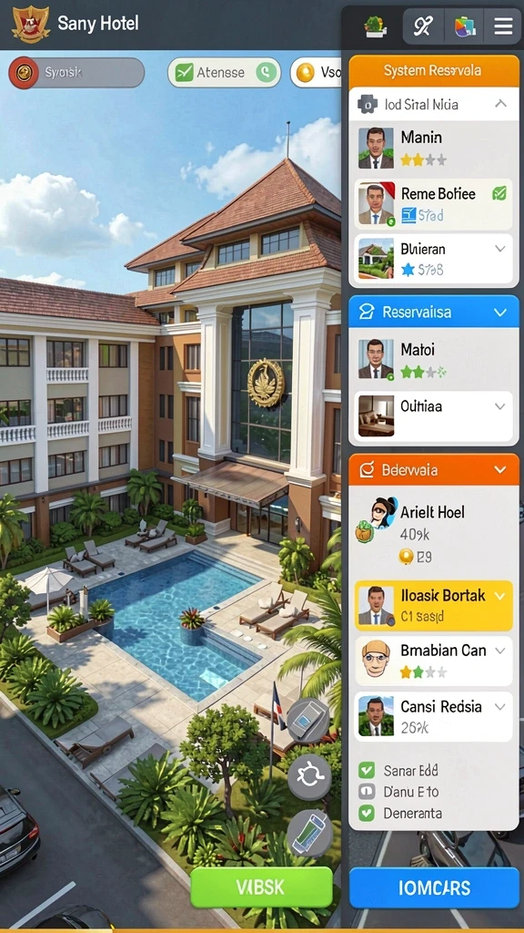 Tampilan awal aplikasi RSNOK yang menarik.