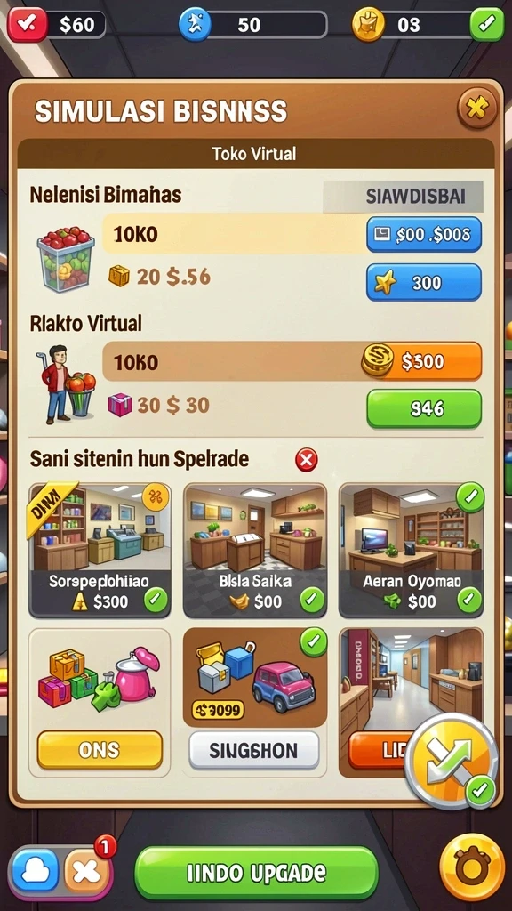 Gameplay seru dengan berbagai karakter unik.