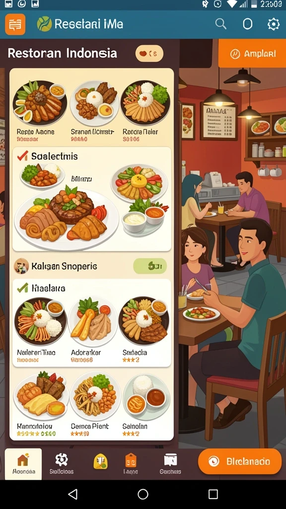 Visual dunia game dengan grafis yang mengesankan.