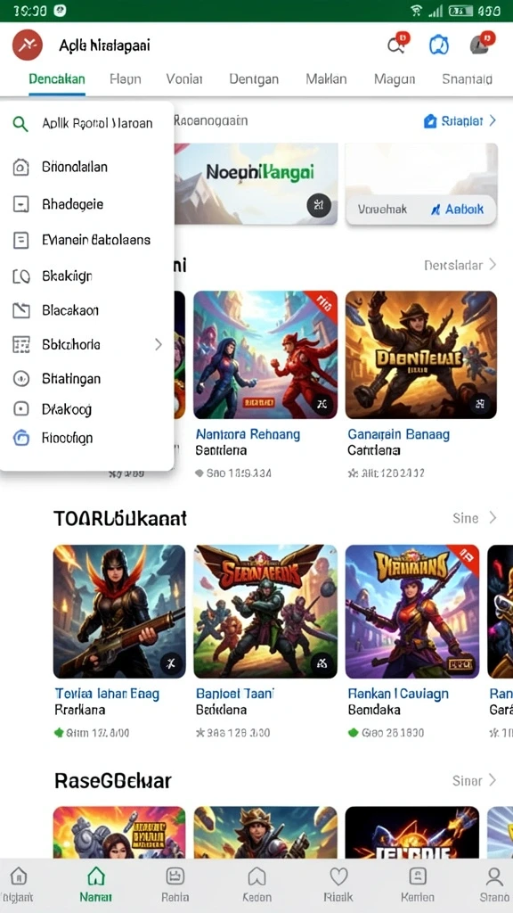 Screenshot saat menyelesaikan misi dengan skor tinggi.