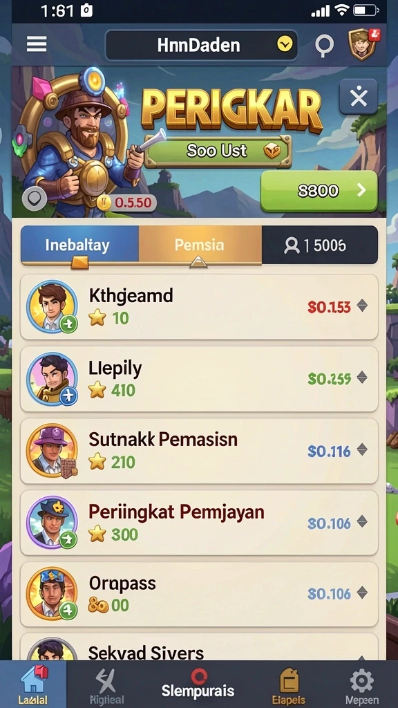 Tampilan antarmuka yang user-friendly dan mudah dinavigasi.