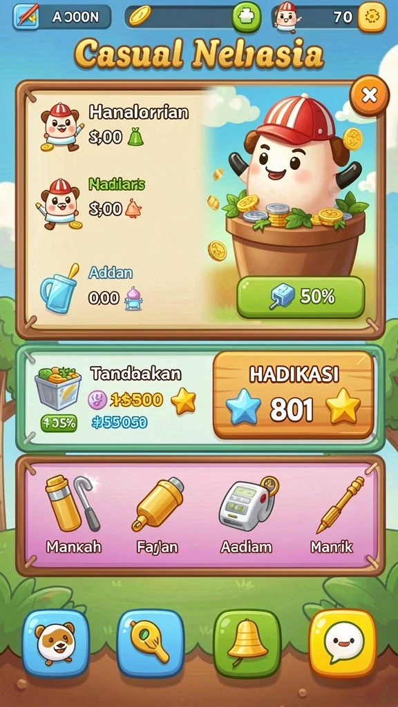 Level baru yang menantang dan seru untuk dijelajahi.