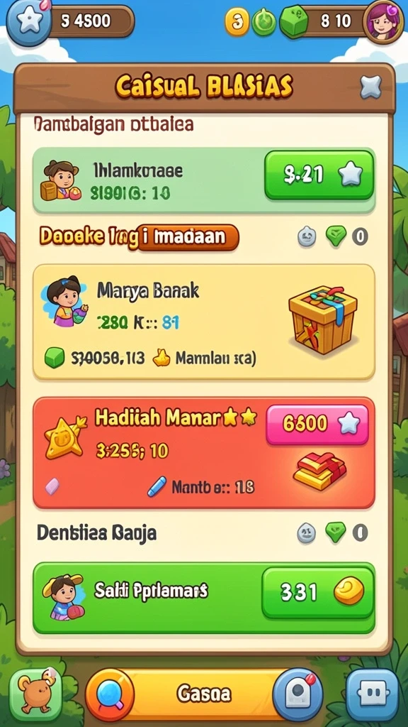 Beragam mini-game seru yang menantang kemampuan pemain.