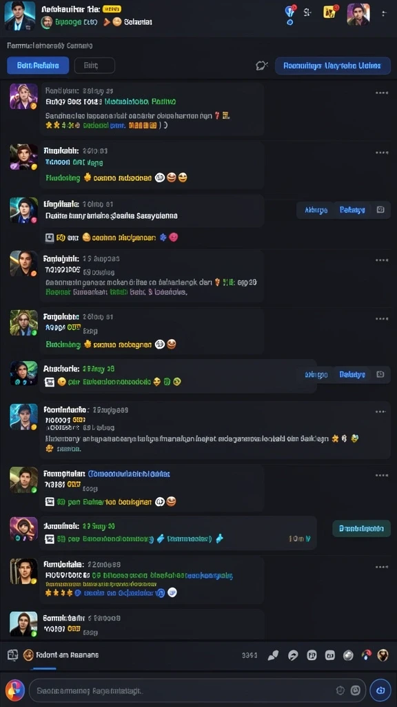 Karakter-karakter unik yang siap untuk dimainkan.