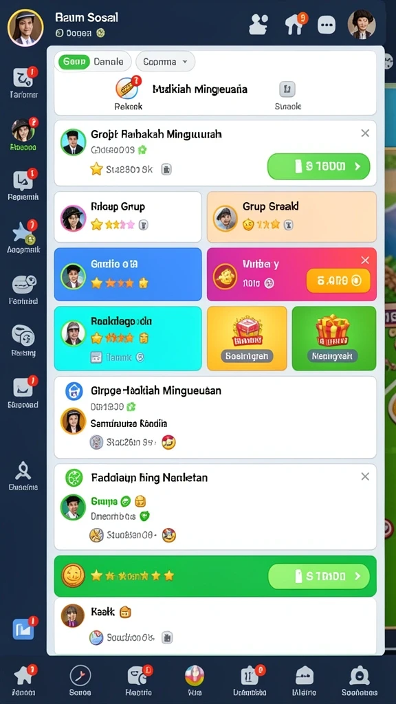 Tampilan antarmuka yang menarik dan user-friendly.