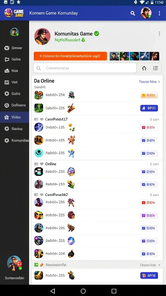 Screenshot menampilkan salah satu mode permainan yang mendebarkan.